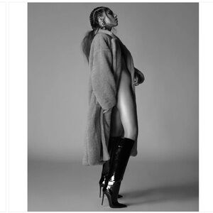 New in box IDENTITA black patent leather boots